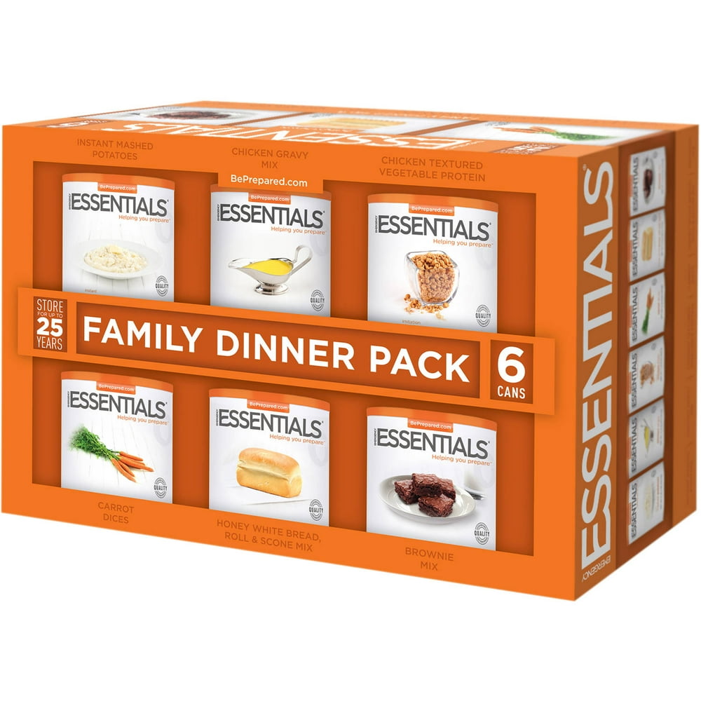 Emergency Essentials Food Family Dinner Pack, 25 lbs, 6 count - Walmart