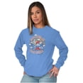 thumbnail image 4 of Smurfs Take Care Of Each Other Women's Long Sleeve T Shirt Brisco Brands M, 4 of 6