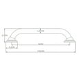 thumbnail image 7 of Decorative Shower Grab Bar-16" Oil Rubbed Bronze Bathroom Grab Bars for Seniors-Non-Slip Bathroom and Household Handicap Safety Bar, Bars for Elderly, Wall Handle Secure Grip & Home Care Accessories, 7 of 7