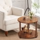 thumbnail image 4 of Sofa Side Table Side Cabinet Side Table Living Room Home Tea Table Shelves Bedside Bedside Mini Balcony Small Coffee Table Table, 4 of 5