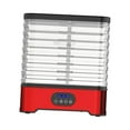 thumbnail image 3 of Luzkey Food Dehydrator Quiet Home Use 8 Stackable Trays for Dog Treats Fruits Jerky Red, 3 of 8