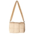 thumbnail image 1 of Bolso Hobo tejido para mujer bolso acolchado informal bolso sencillo con juego de embrague a juego, 1 of 9