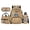 Math Capybara, variant on Yuyamidu Blue Baseball 4Pcs 17 Inch Backpack Set for Boys Girls Elementary Middle School Bookbag with Lunch Bag Pencil Case Water Bottle Bag Kids Back to School Rucksack