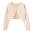 thumbnail image 2 of Auroural Toddler Girls Jacket 4T 5T Toddler Kids Baby Girls Fashion Cute Color Long Sleeved Thin Style Button Cardigan Coat 18Months-14Years, 2 of 8