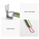 thumbnail image 3 of Soidarity Martillo para tienda de campaña, extractor de clavos, herramientas para acampar, aleación de aluminio, acero inoxidable, tamaño compacto, a carpas Negro Soidarity OD031783-02, 3 of 6