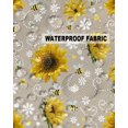 thumbnail image 5 of Farmhouse Sunflowers with Daisy and Bee Outdoor Pillow Covers Set of 2, Decorative Waterproof Throw Pillow Case, Spring Floral Cotton Linen Soft Cozy Cushion Pillowcases, 5 of 6