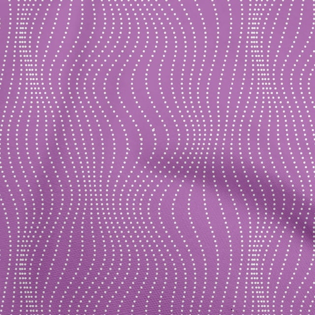 oneOone Georgette Viscose Purple Fabric Moire Fabric For Sewing Printed Craft Fabric By The Yard 42 Inch Wide