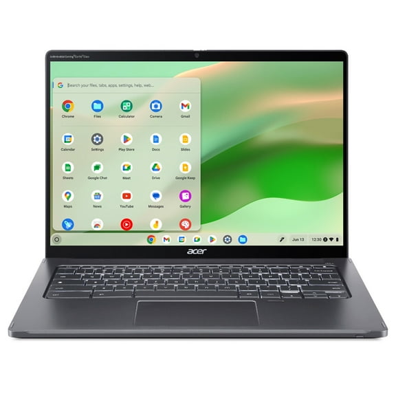 Acer Chromebook Spin 714 CP714-2WN - Flip design - Intel Core i3 - i3-1315U / up to 4.5 GHz - Chrome OS - UHD Graphics - 8 GB RAM - 256 GB SSD - 14" IPS touchscreen 1920 x 1200 - Wi-Fi 6E - steel gray - kbd: US