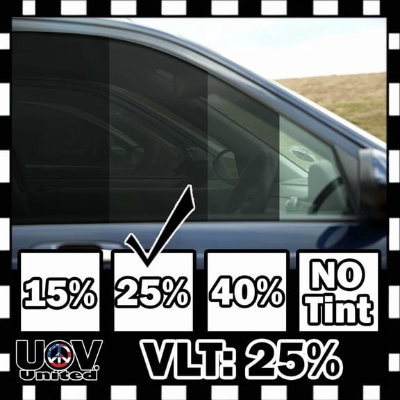 Uncut Window Tint Film Roll 25% Vlt 20" 180" 15 Feet Office Auto Commercial Home