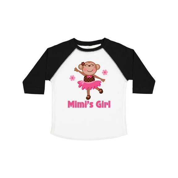 Inktastic Mimi's Girl Monkey Girls Toddler T-Shirt