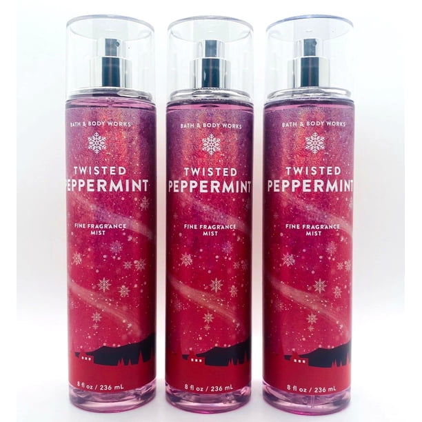 Perfume Bath & Body Works Twisted Peppermint 236 ml (juego de 3)