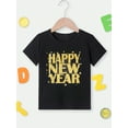 thumbnail image 5 of MAWOTEA Happy New Year & Christmas Family T-Shirt for Kids,100% Cotton Made Comfy Fabric,New Year's T-shirt, 5 of 5