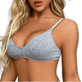 thumbnail image 2 of Varsbaby Women's Cotton Wireless Bra Lightweigh Breathable Underwear, 2 of 7