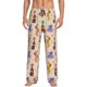 thumbnail image 1 of Fotbe Dogs In Different Poses Pantalones de Pijama para Hombre, Pantalones de Dormir, Pantalones de Casa con Cintura Ajustable y Bolsillos-Medium, 1 of 6