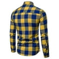 thumbnail image 2 of Chemise à Carreaux à Manches Longues pour Hommes, 2 of 3