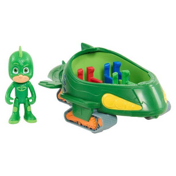 Just Play PJ Masks Vehicle, Gekko Mobile & Gekko Figure, Kids Toys for ...