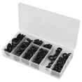 thumbnail image 2 of Juego De Anillos De Sellado De Ojal De Goma,200 Piezas Negro 3/16 "\ 1/8" \ 1/4 "\ 5/16" \ 3/8 "\ 1/2" \ 5/8 "\ 3/4" Scienceny TO003397-00, 2 of 7