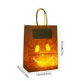 thumbnail image 3 of Taicans Glow in The Dark Halloween Treat Bags - 2 Pack LED Paper Goodie Bags for Kids Trick or Treat,Party Favors & Decor (8.26x5.9in) - Battery Powered Safe Candy Containers for Boys Girls, 3 of 6
