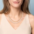 thumbnail image 4 of Layering Necklace with Pearls and Paperclip Chain, 4 of 4