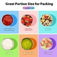 thumbnail image 2 of Ludlz Condiment Containers with Lids, Salad Dressing Container To Go, 50ml Reusable Stainless Steel Sauce Containers for Lunch Box 1pcs, 2 of 8
