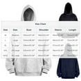 thumbnail image 2 of Awdenio Mens Sweatshirt Contrast Stitching Long Sleeve Hooded Sweatshirt Pullover Tops with Pocket, 2 of 3