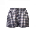 thumbnail image 2 of Men's Shorts Trunks Plaid Check Underwear Cotton Blend Button Fly Boxers 12 Pack (L), 2 of 4