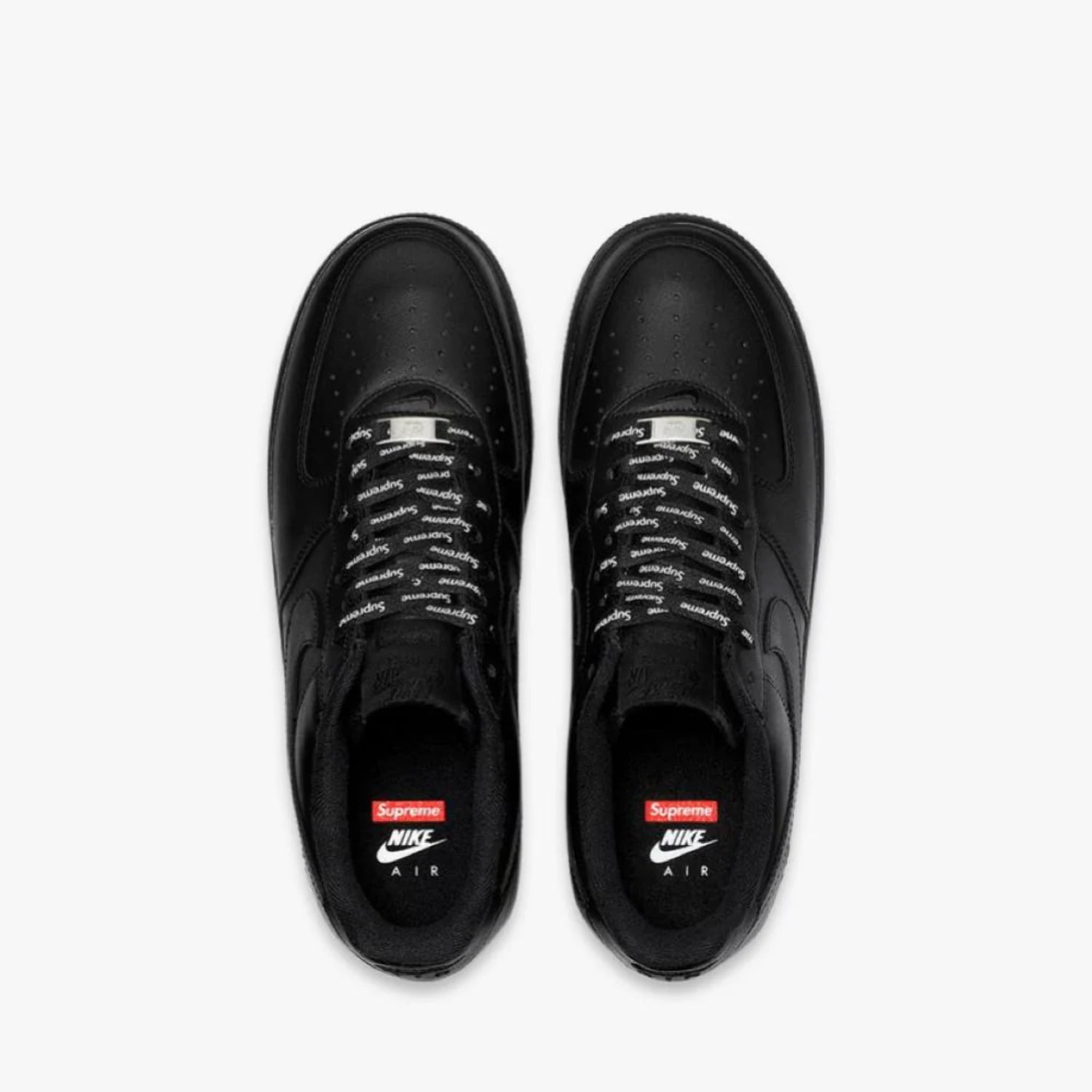 Supreme x Air Force 1 Low 'Box Logo - Black' | Nike 8.5