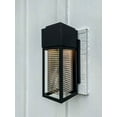 thumbnail image 6 of Maxim 53599GBKSST 16.5 in. Townhouse LED Outdoor Wall Sconce - Galaxy Black & Stainless Steel, 6 of 7