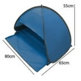 thumbnail image 1 of Automatic Pop-Up Pet Tent: Uv Protection & Easy Setup For Beach Fun! Sapphire Blue, 1 of 10