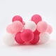 thumbnail image 2 of Lámpara de cadena colgante de luz de cadena de decoración de algodón de bola de luz para fiesta, boda, USB, iluminación, rosa Vogacara HA006257-12, 2 of 6