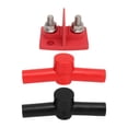thumbnail image 2 of Power Post Cable Connector, Dual Powerpost Cable Connectors M10 Dual Studs Cable Connector With 2 Insulators For Car RV Ship Truck DC12 To 48V, 2 of 8