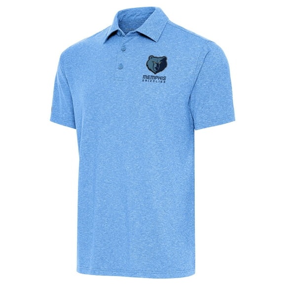 Men's Antigua  Light Blue Memphis Grizzlies Par Polo