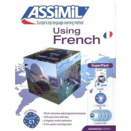 Superpack Using French (Book + CDs + 1cd MP3) : French Level 2 Self-Learning (Best Method To Learn French)
