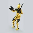 thumbnail image 5 of 3D Printed Finished Titan Robot Mobile Doll Set with 9 Angel Weapons and Interchangeable Hands for Collectors Desktop Decoration Gold, 5 of 6