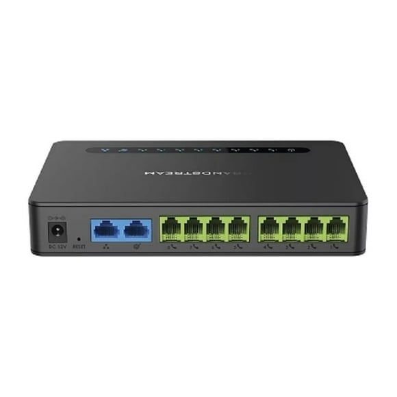 Gateway 8 Puertos Fxs Con Router Nat Grandstream Ht-818