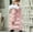 Pink, variant on Girls Hooded F𝗎r Parka Puffer Down Jacket Thick Winter Mid Long Down Padded Coat Warm Kids Outerwear Snow Insulated Cold Weather Apparel Windproof 𝖶aterproof Jacket Coat