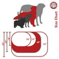 thumbnail image 5 of Majestic Pet Poly/Cotton Bagel Pet Bed for Dogs, Calming Dog Bed Washable, Large, Red, 5 of 6