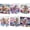 Happy Birthday 5, variant on 6 Pieces Diamond Art Greeting Cards with Envelopes Cat Diamond Painting Happy Birthday Cards Cat Embroidery Kit Gem Painting Animal Gem Art Mosaic Kits for Adults