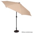 thumbnail image 6 of Veryke 9 Feet Solar Powered Outdoor Patio Umbrella Metal Frame Folding Sunshade with LED Lights in Wine Red, 6 of 11