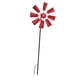 thumbnail image 5 of Escultura de viento de metal, molino de viento decorativo con estaca de metal para jardín, césped Rojo, 5 of 9