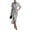 Gray, variant on Women Shirt Dresses Spring Button Short Sleeve Satin Ruched Maxi Summer Dress 2026 Cocktail Party Wedding Green L