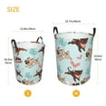 thumbnail image 5 of Fotbe Cute Pug Dogs Laundry Basket with Handles, Waterproof Large Laundry Hamper, Wash Bag for Corner Dorm, Rolling Laundry Basket with Handles-Small, 5 of 8