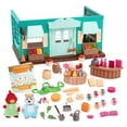 thumbnail image 2 of Lil Woodzeez - Playset de figuras de animales - Toy General Store - Mini Furniture & Play Food - Li'l Woodzeez Li'l Woodzeez, 2 of 2