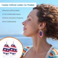 thumbnail image 4 of Sonducket Pendientes Candelabro Gota de agua Estrella Joyería exagerada Aro 4 de julio Día de la independencia americana Pendientes colgantes Regalo de Ropa, zapatos y accesorios Miscelánea tipo 11 Sonducket AP010096-11, 4 of 6
