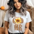 thumbnail image 2 of More of God Less of Me T-Shirt for Women, Christian Sunflower Tee, Gold, Size XL, 2 of 6
