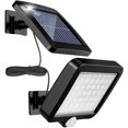 thumbnail image 1 of Luz solar exterior con sensor de movimiento 56 Led, 120 Ip65 Luz solar impermeable para jardín con cable de 5 m BANYUO Hogar, 1 of 3