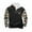 Black, variant on DODADAWANJ Men's Graphic Hoodie Ethnic Printed Stand Collar Pullover Big and Tall Quarter Zip Casual Hoodies for Daily Winter Workout M