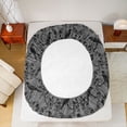 thumbnail image 5 of Feelyou Grey Bohemian Damask Twin Sheet Sets, Tribal Gothic Crow Bedding, 3pcs, 5 of 7