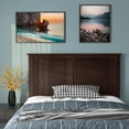 thumbnail image 4 of Gymax Twin Wood Headboard Flat Panel Pre-drilled Holes Height Adjustment Brown, 4 of 9