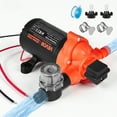thumbnail image 1 of VEVOR RV Water Pump, 12V DC 4 GPM (15.1 L/min), 3-Chamber Self-Priming Diaphragm Water Pump with Automatic Pressure Switch, 40 PSI Max Pressure, On Demand for RV, Caravan, Marine, Yacht, Car Washing, 1 of 9